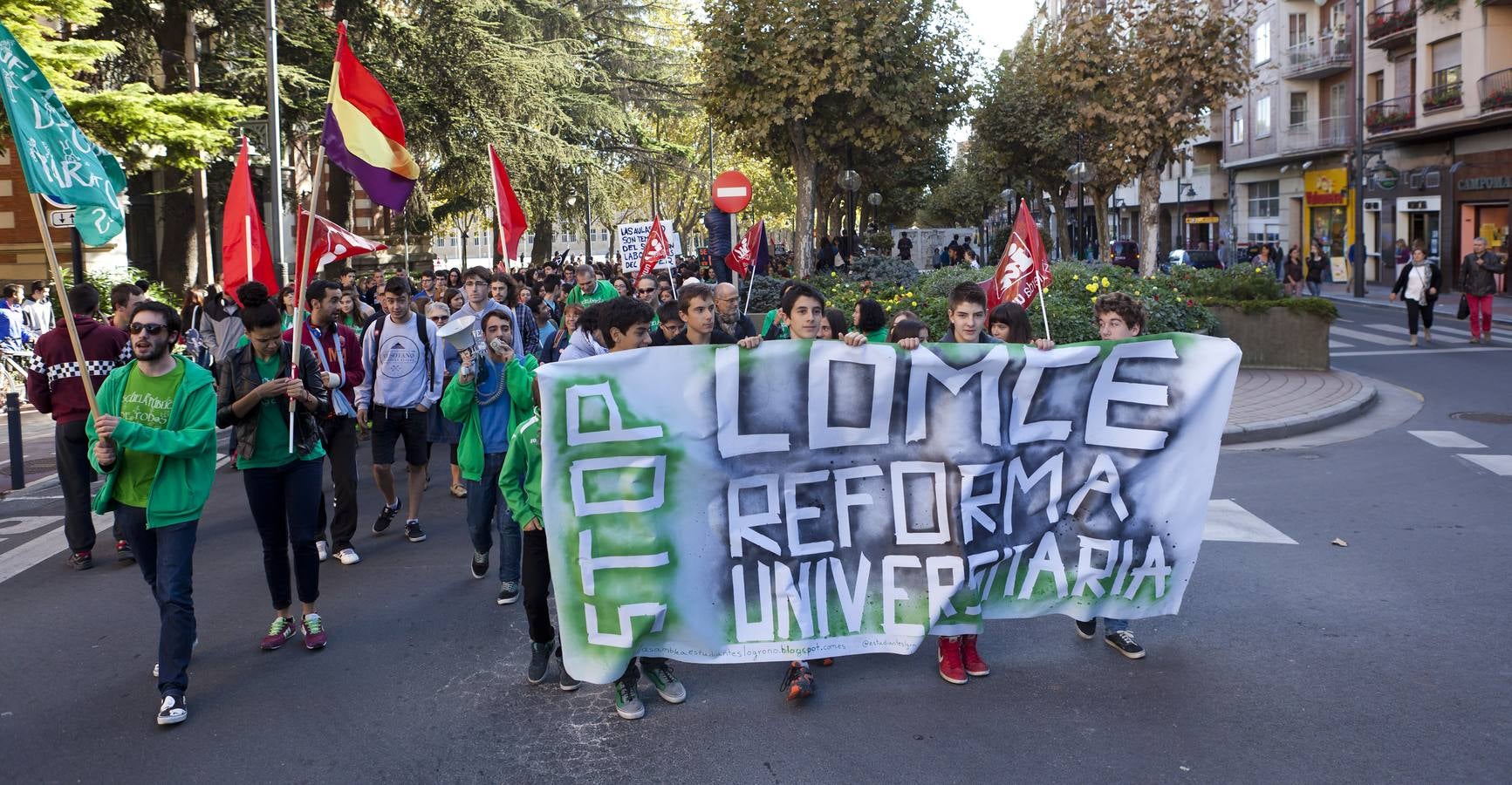 Protestas de mañana y comida en tupper