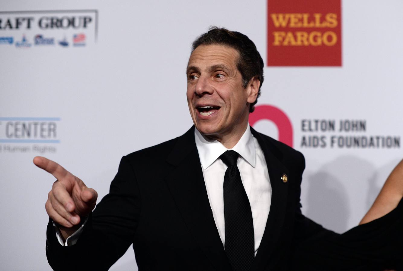 El gobernador de Nueva York, Andrew Cuomo, a su llegada a la gala.