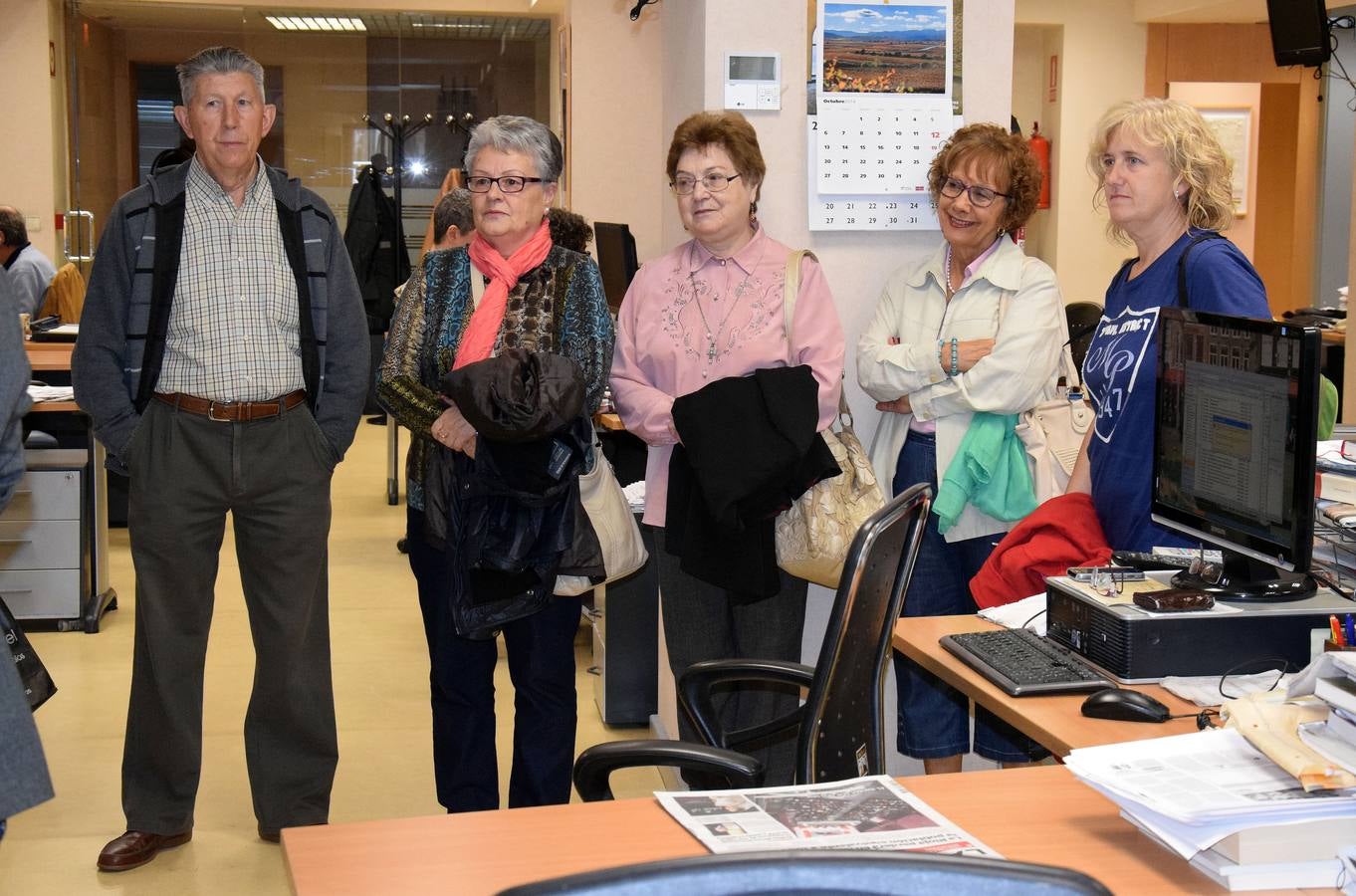 Los alumnos del programa &#039;Vida Sana&#039; visitan la multimedia de Diario LA RIOJA
