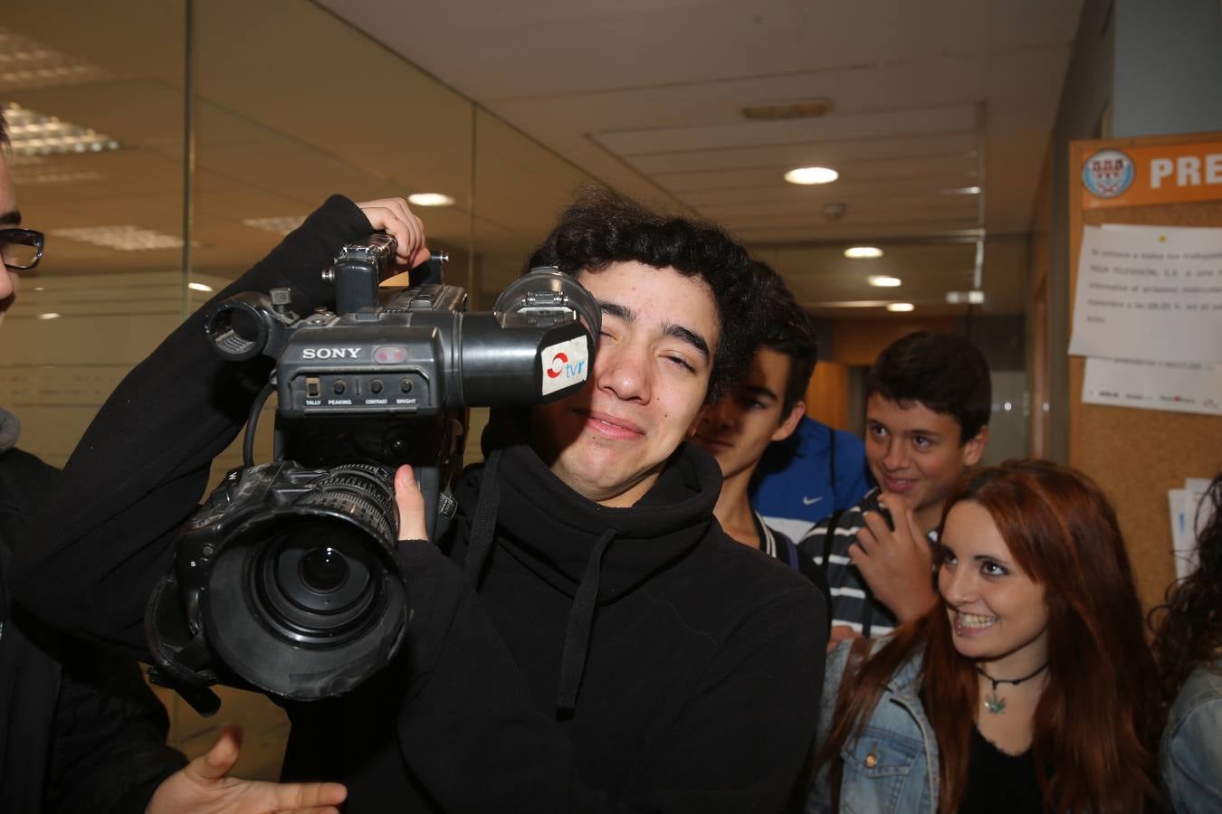 Alumnos del IES Tomás y Valiente de Fuenmayor visitan la Multimedia La Rioja