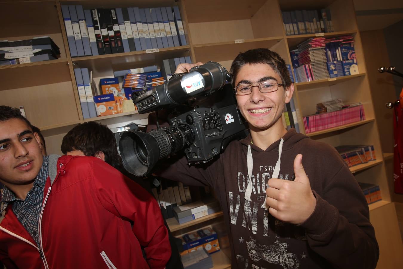 Alumnos del IES Tomás y Valiente de Fuenmayor visitan la Multimedia La Rioja