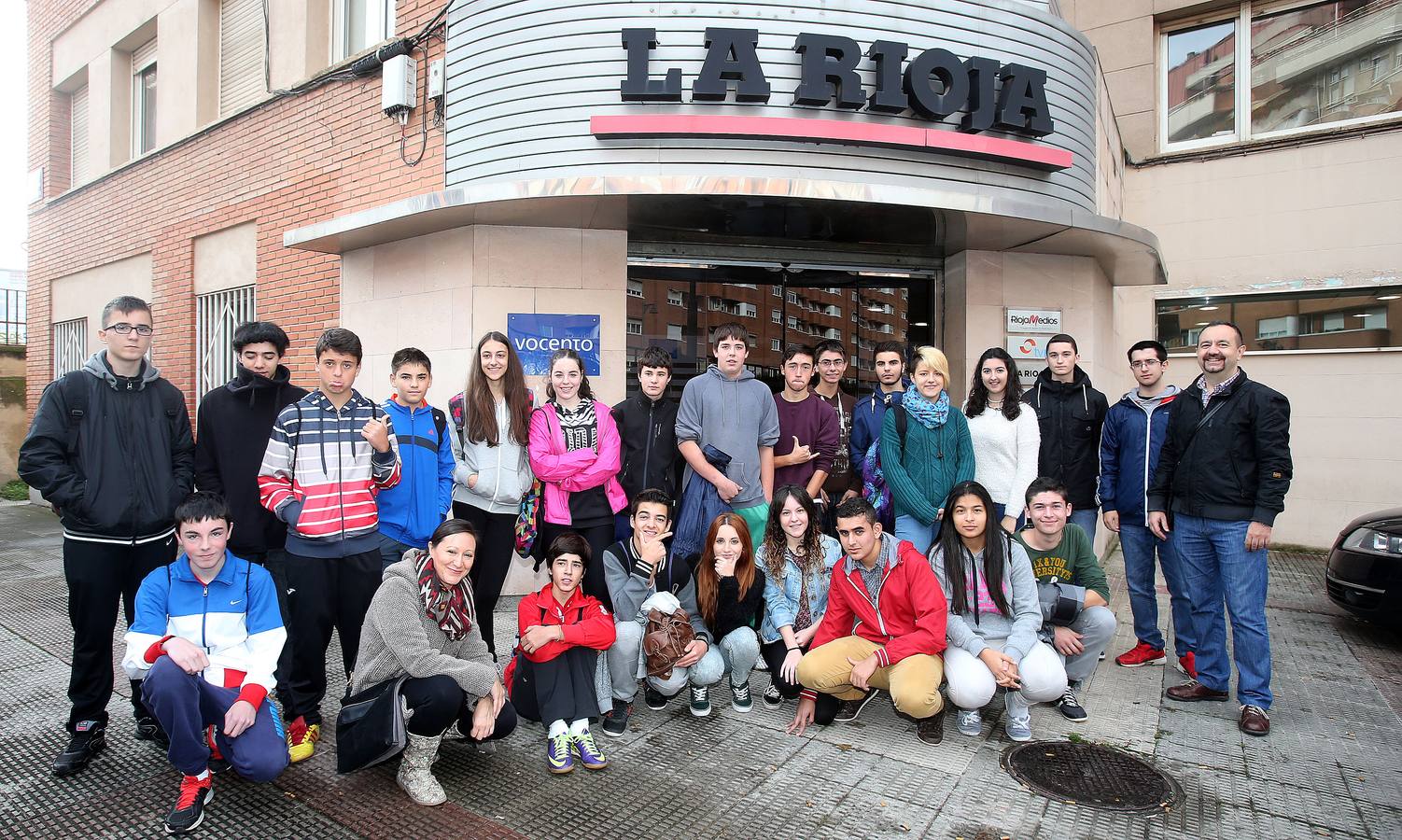 Alumnos del IES Tomás y Valiente de Fuenmayor visitan la Multimedia La Rioja