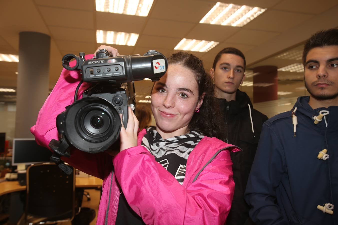 Alumnos del IES Tomás y Valiente de Fuenmayor visitan la Multimedia La Rioja