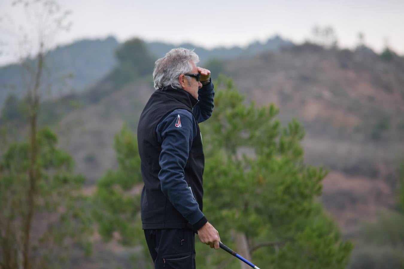 Jugadores en la final de la Liga de Golf y Vino