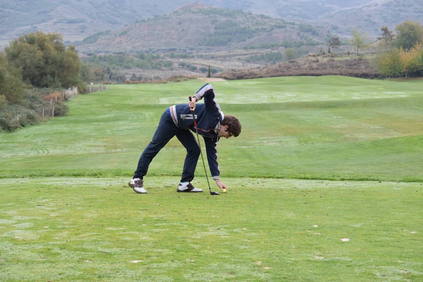 Jugadores en la final de la Liga de Golf y Vino