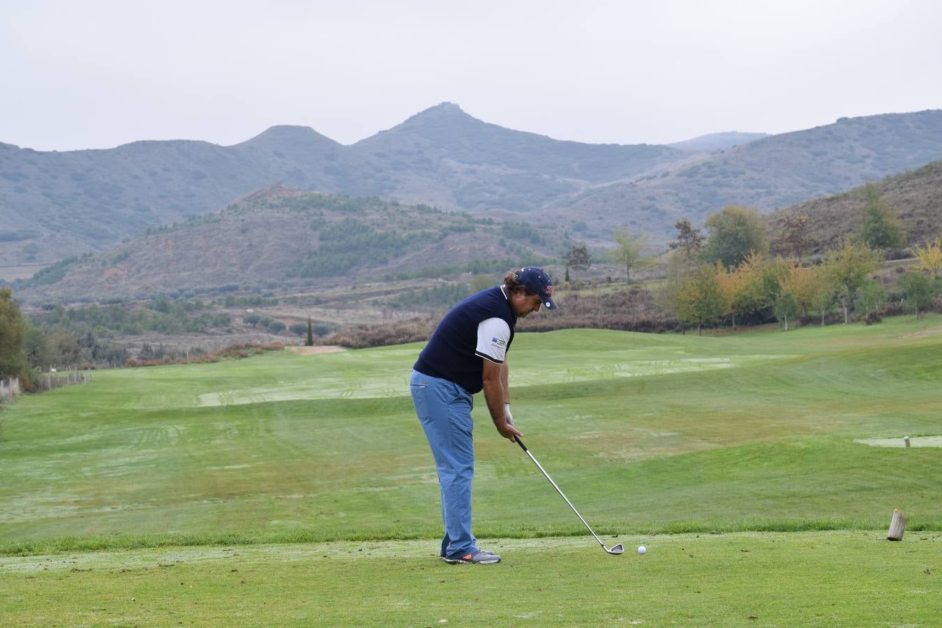 Jugadores en la final de la Liga de Golf y Vino