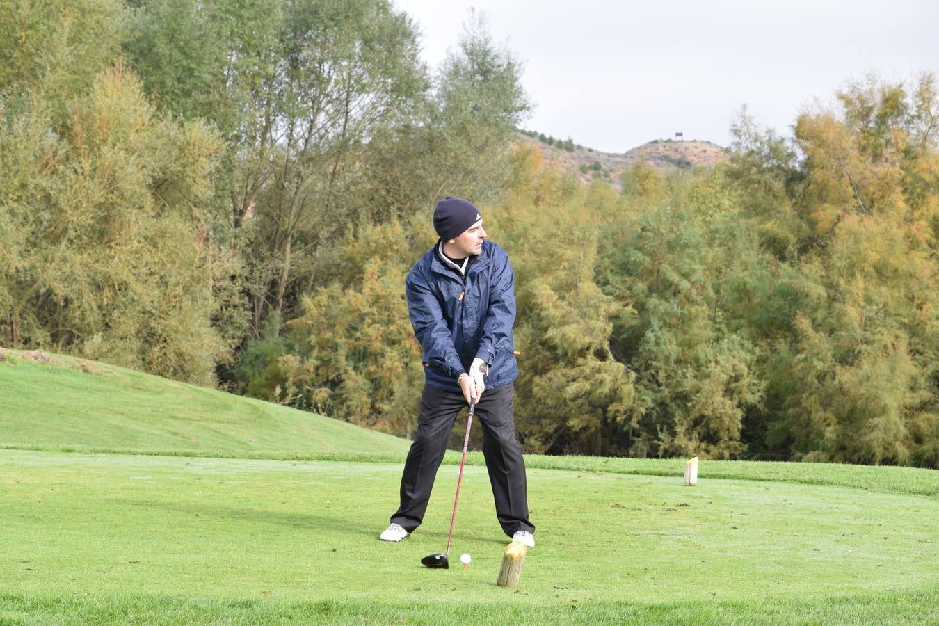 Jugadores en la final de la Liga de Golf y Vino