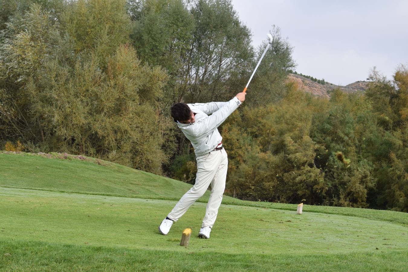 Jugadores en la final de la Liga de Golf y Vino