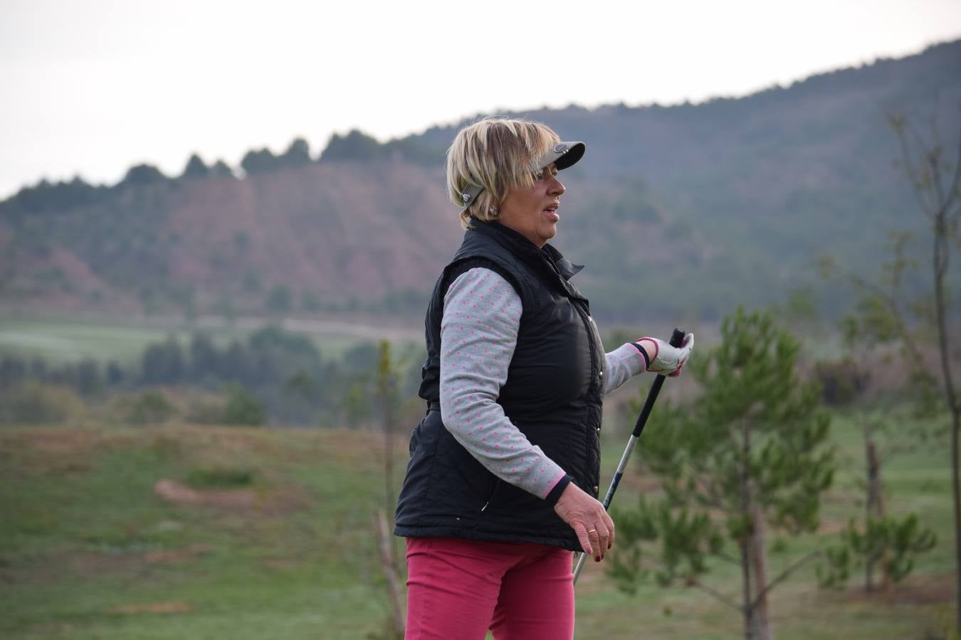 Jugadores en la final de la Liga de Golf y Vino