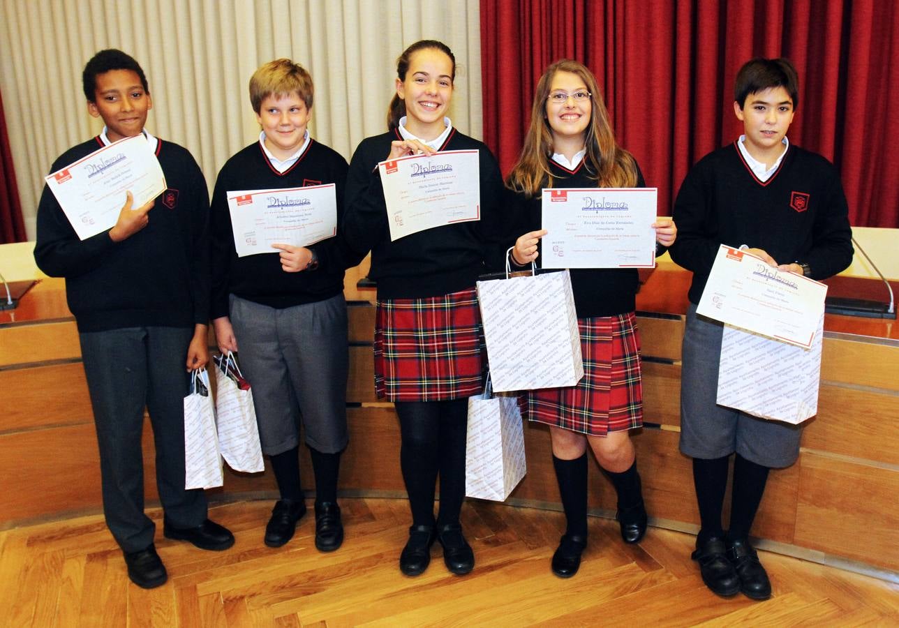 Premios del concurso escolar sober la Constitución