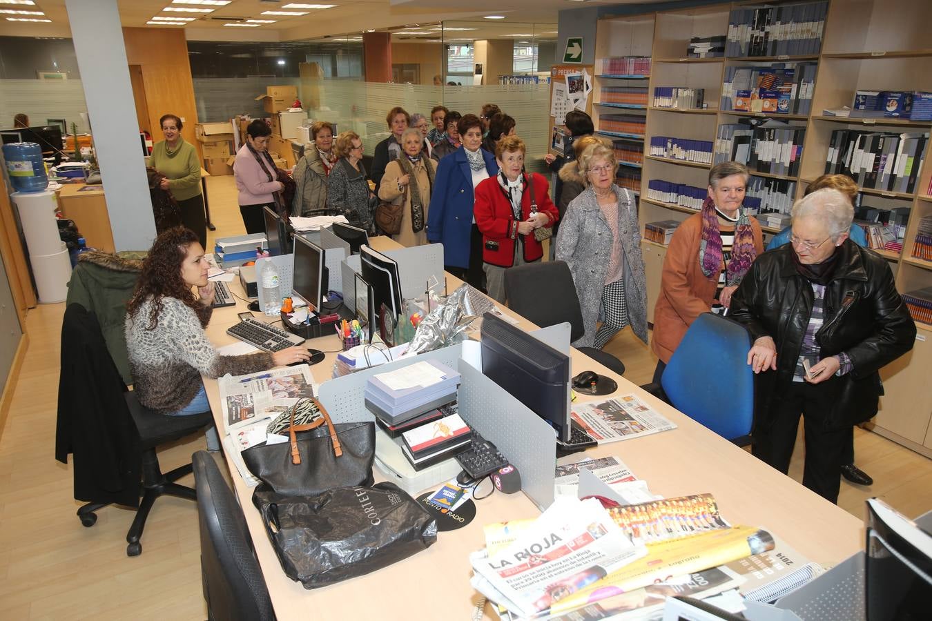 Alumnas del Programa Vida Sana visitan la Multimedia La Rioja
