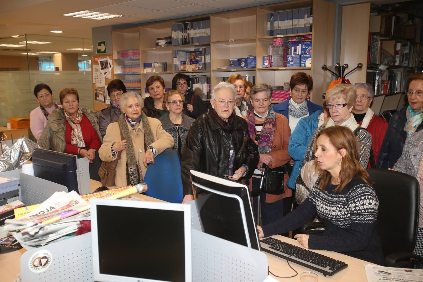 Alumnas del Programa Vida Sana visitan la Multimedia La Rioja