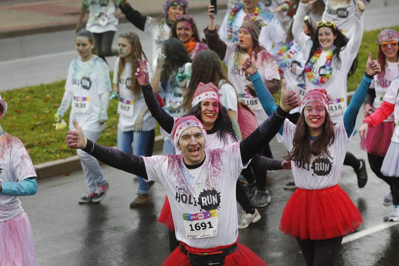 Logroño celebra la Holi Run (II)