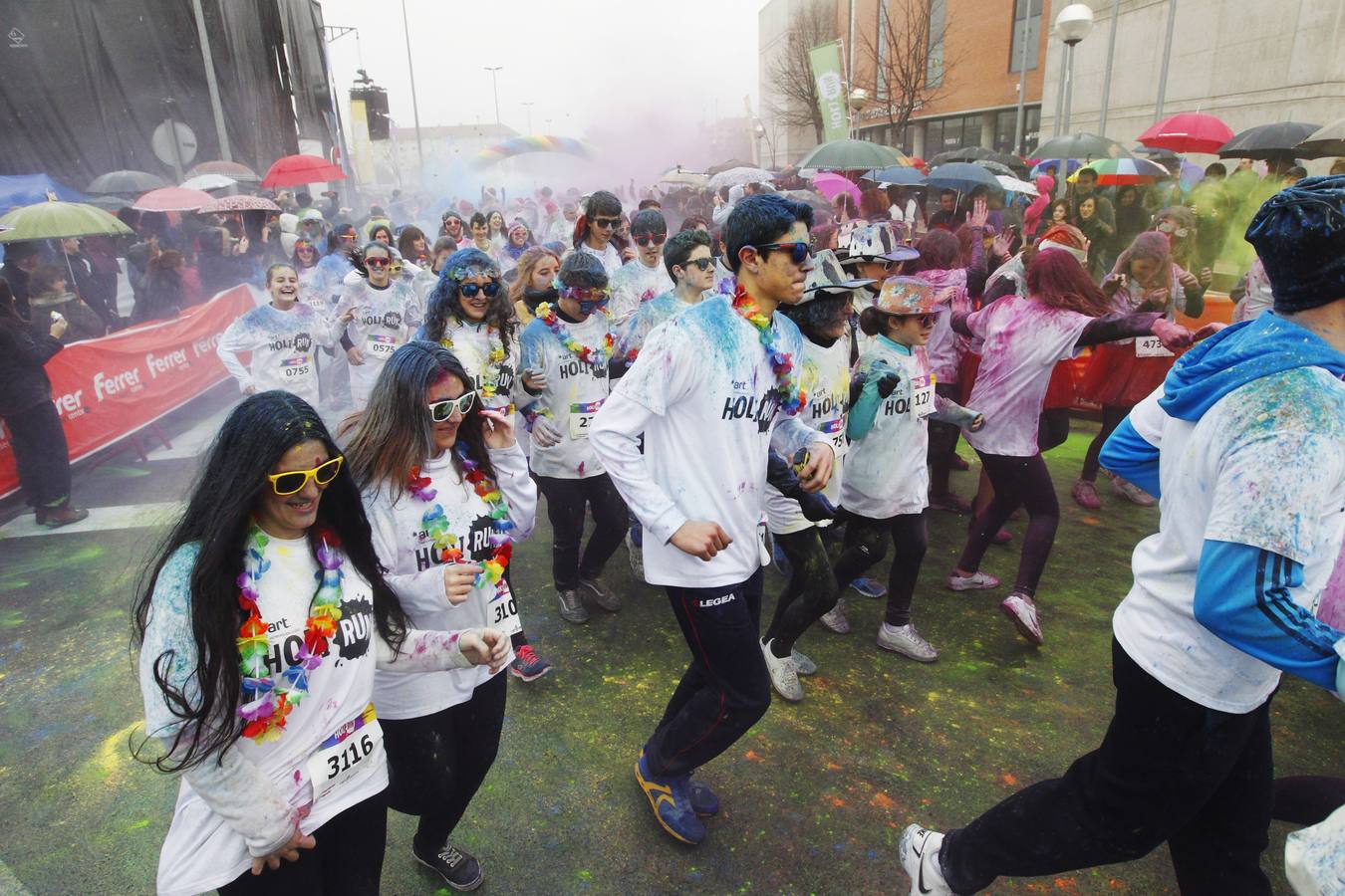 Logroño celebra la Holi Run (II)