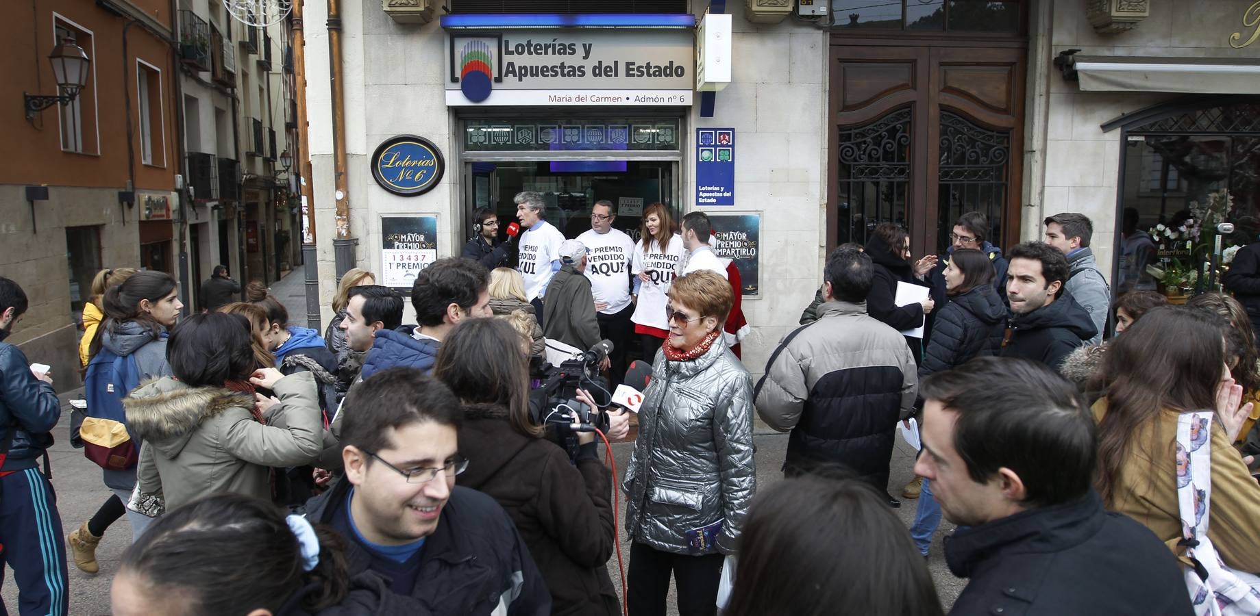 Logroño celebra el Gordo y el segundo premio