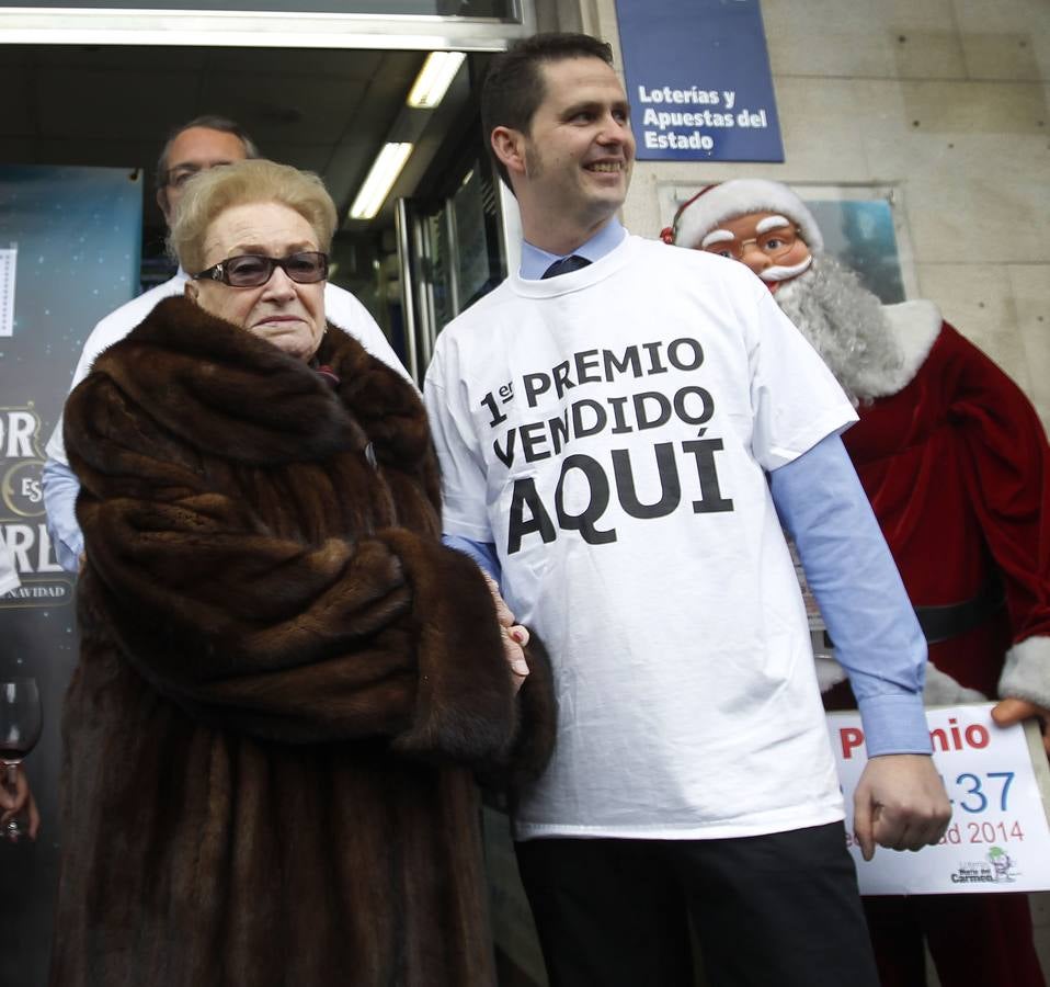 Logroño celebra el Gordo y el segundo premio