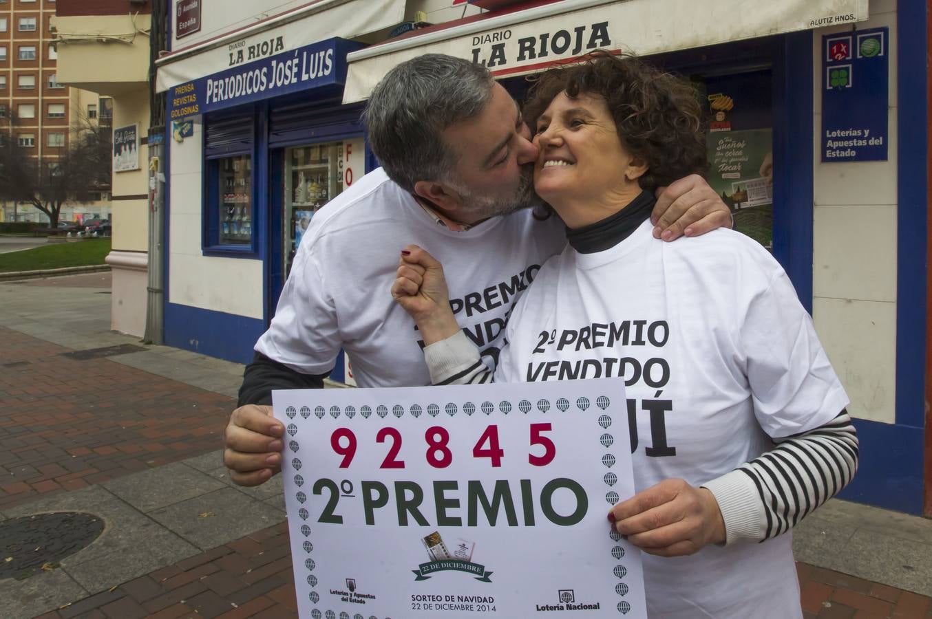 Logroño celebra el Gordo y el segundo premio