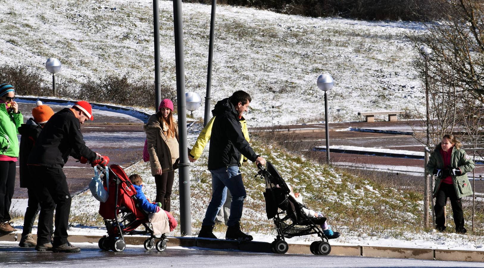 La nieve vuelve a Los Cameros