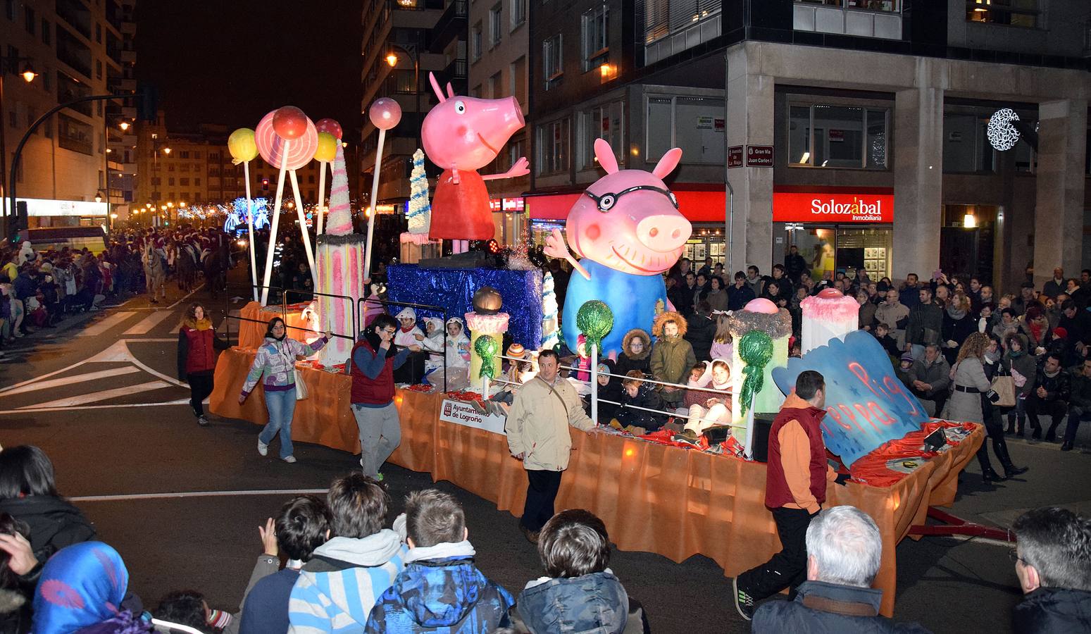 Cabalgata de Reyes en Logroño