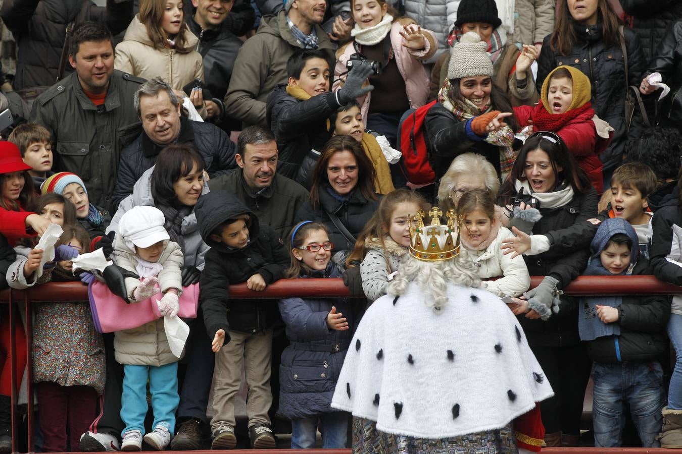 Los Reyes Magos llegan a Las Gaunas (I)