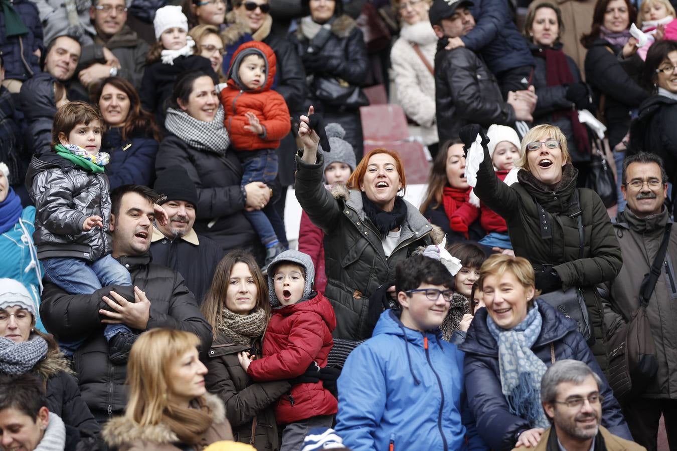 Los Reyes Magos llegan a Las Gaunas (I)