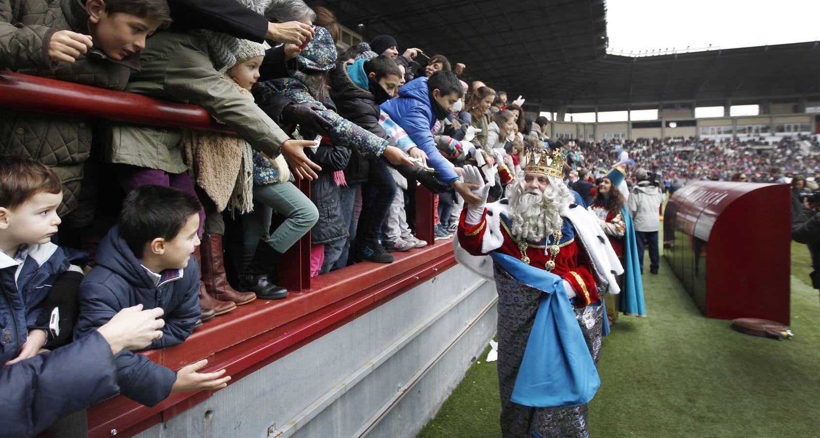 Los Reyes Magos llegan a Las Gaunas (II)