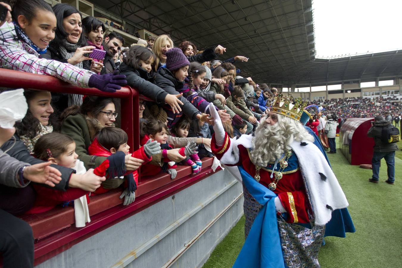 Los Reyes Magos llegan a Las Gaunas (II)