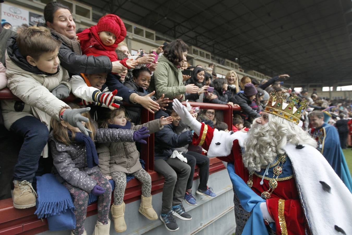 Los Reyes Magos llegan a Las Gaunas (II)