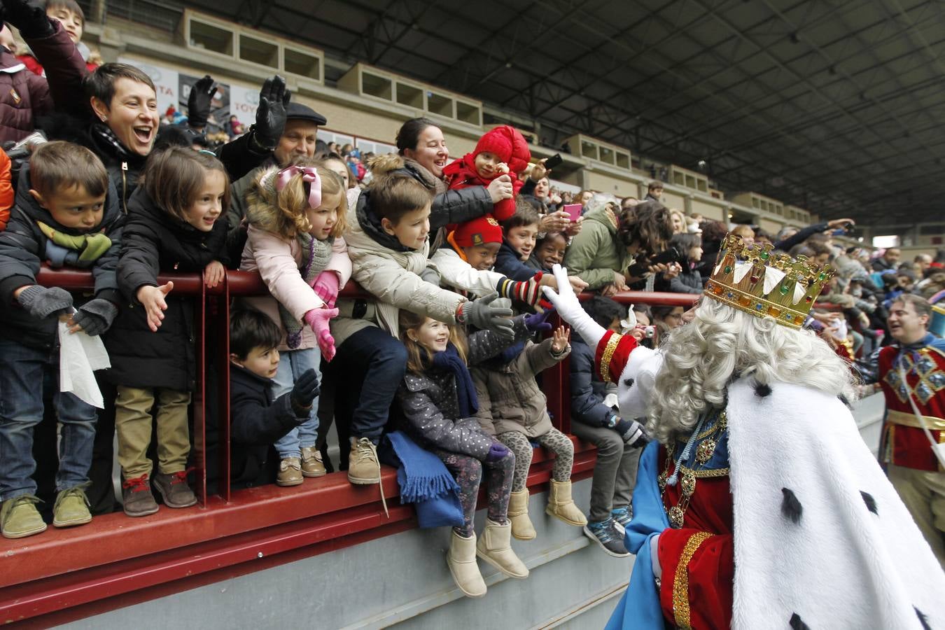 Los Reyes Magos llegan a Las Gaunas (II)