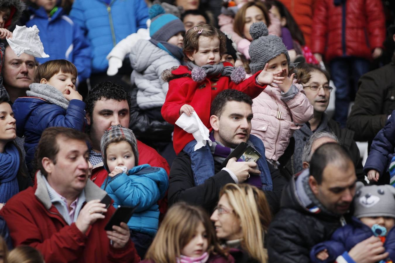 Los Reyes Magos llegan a Las Gaunas (II)