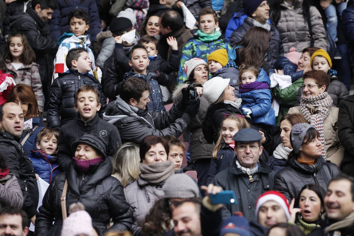 Los Reyes Magos llegan a Las Gaunas (II)