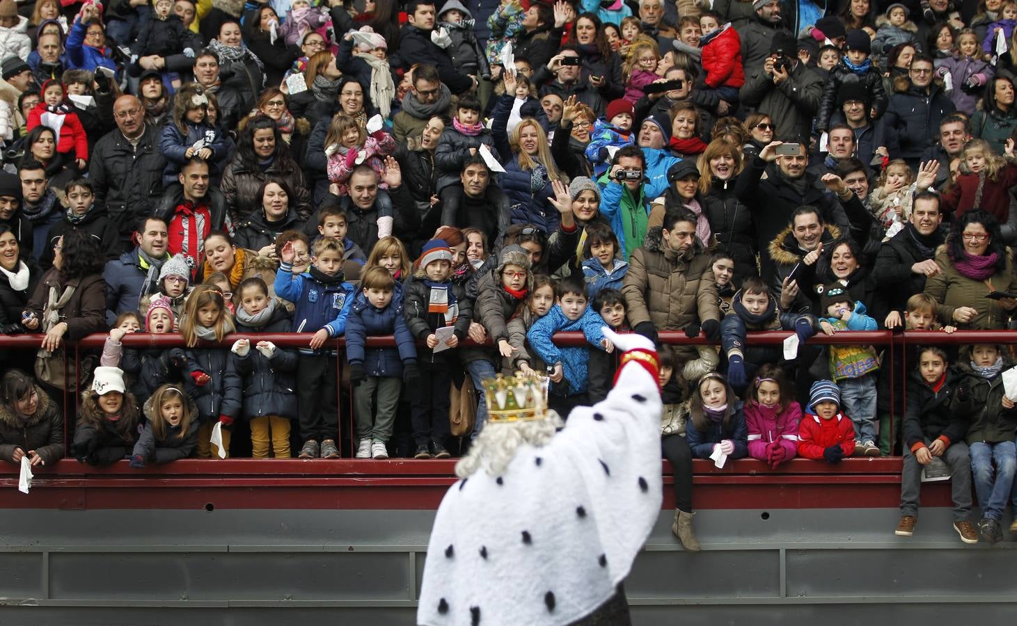 Los Reyes Magos llegan a Las Gaunas (II)