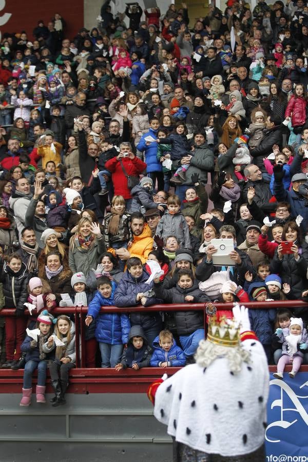 Los Reyes Magos llegan a Las Gaunas (II)