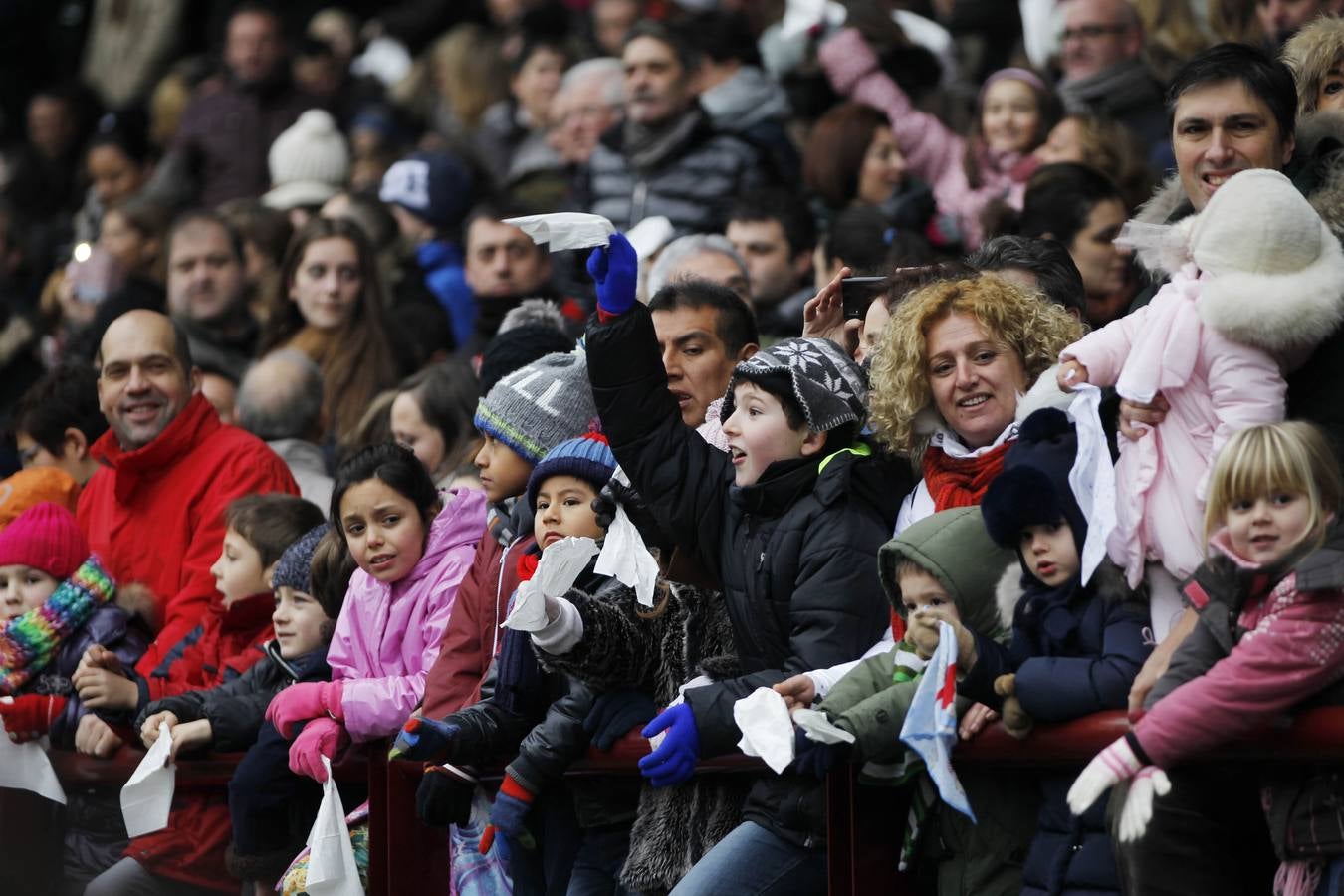 Los Reyes Magos llegan a Las Gaunas (II)