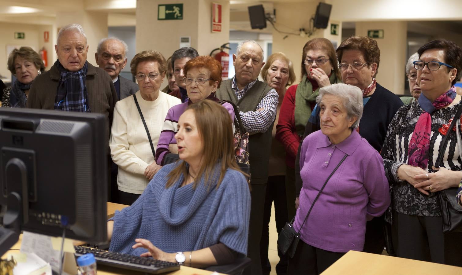 Visita a la multimedia de Nueva Rioja