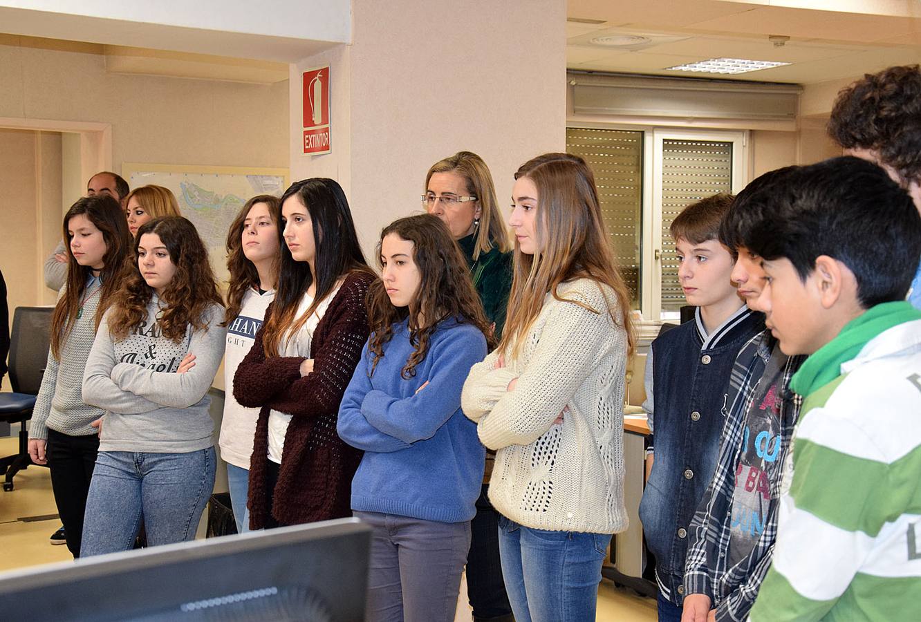 Los alumnos de 2º C de la ESO del Ies Sagasta visitan la multimedia de Diario LA RIOJA