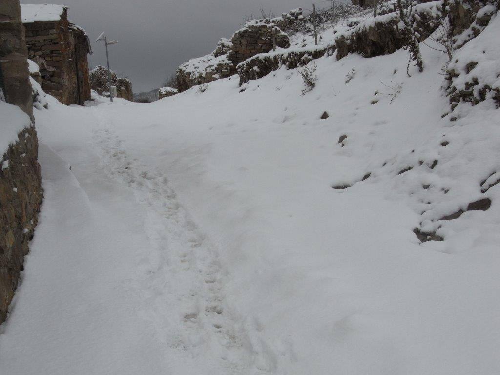 La nieve cubre La Rioja