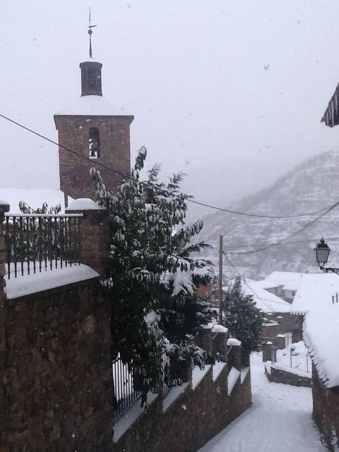 La nieve cubre La Rioja