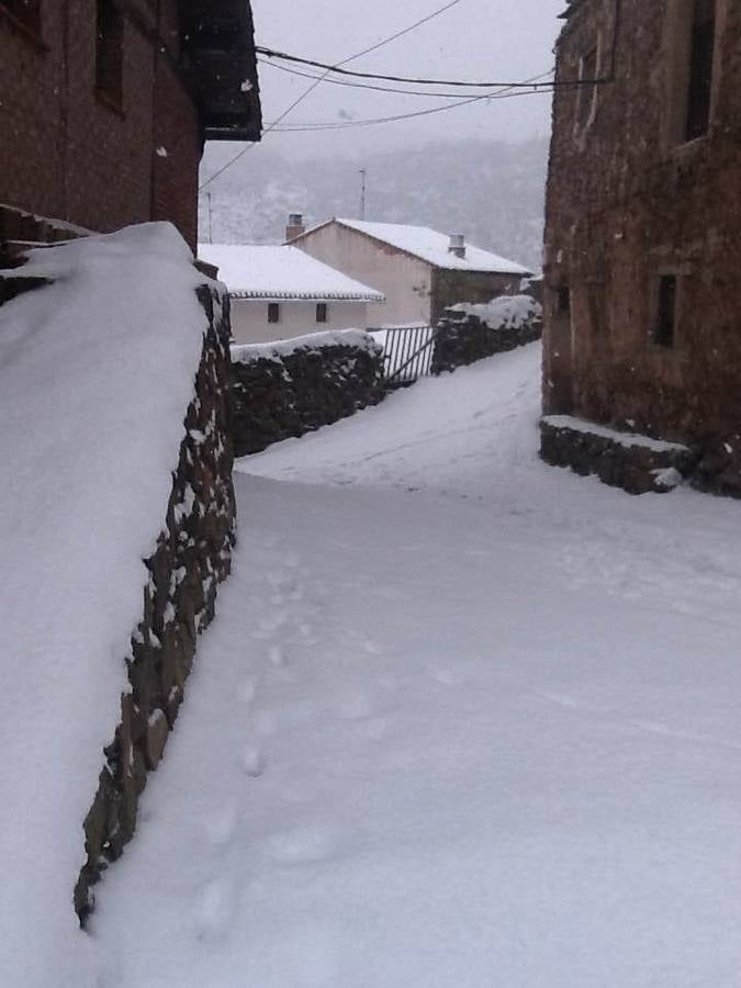 La nieve cubre La Rioja