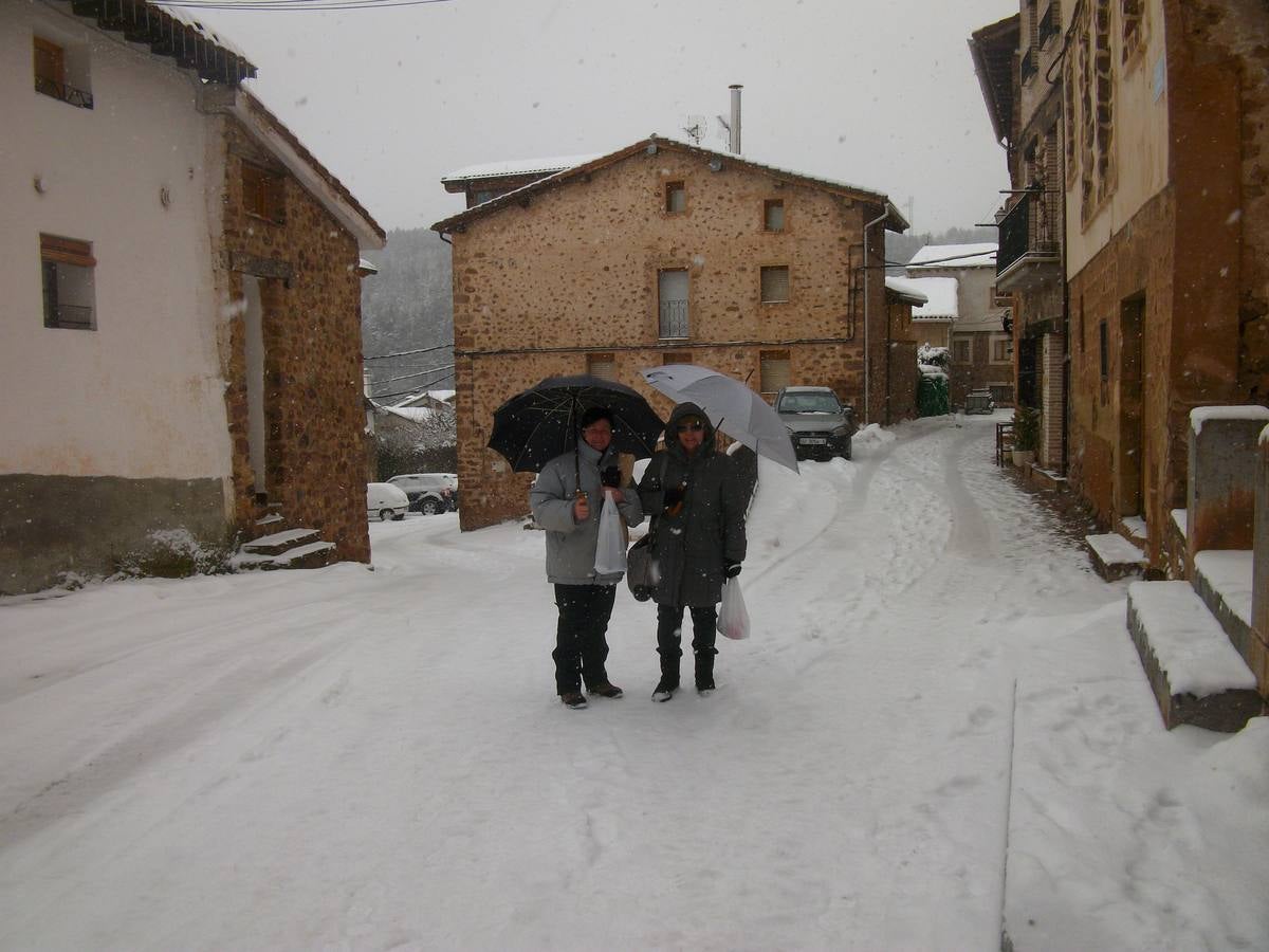 La nieve cubre La Rioja