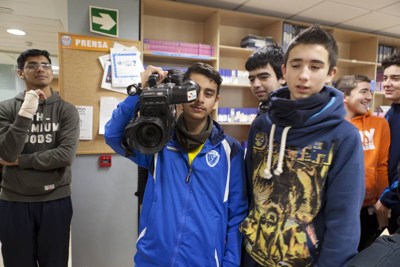 Visita de los alumnos de 3º B de Los Boscos
