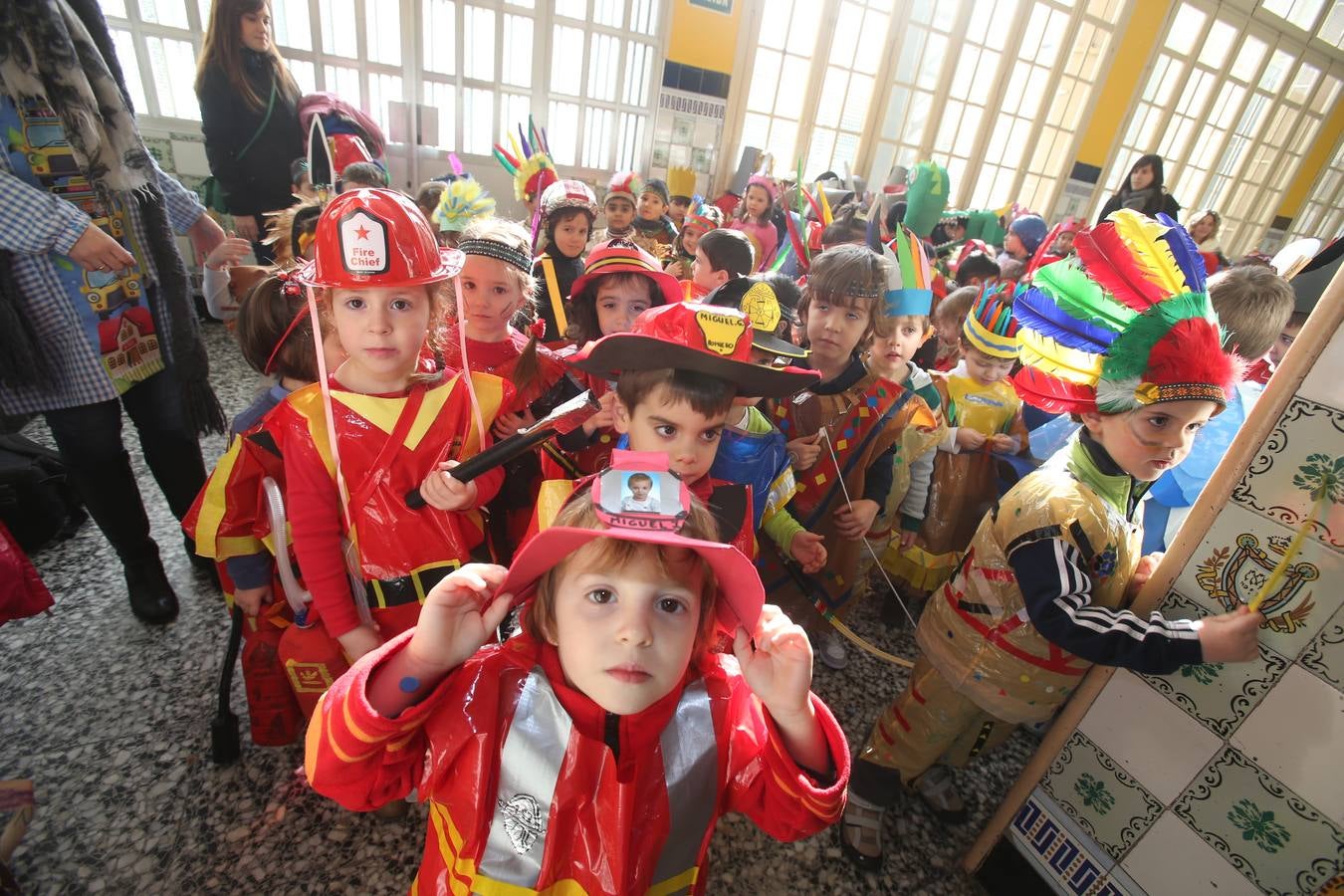 Los niños de Escolapios se difrazan por Carnaval