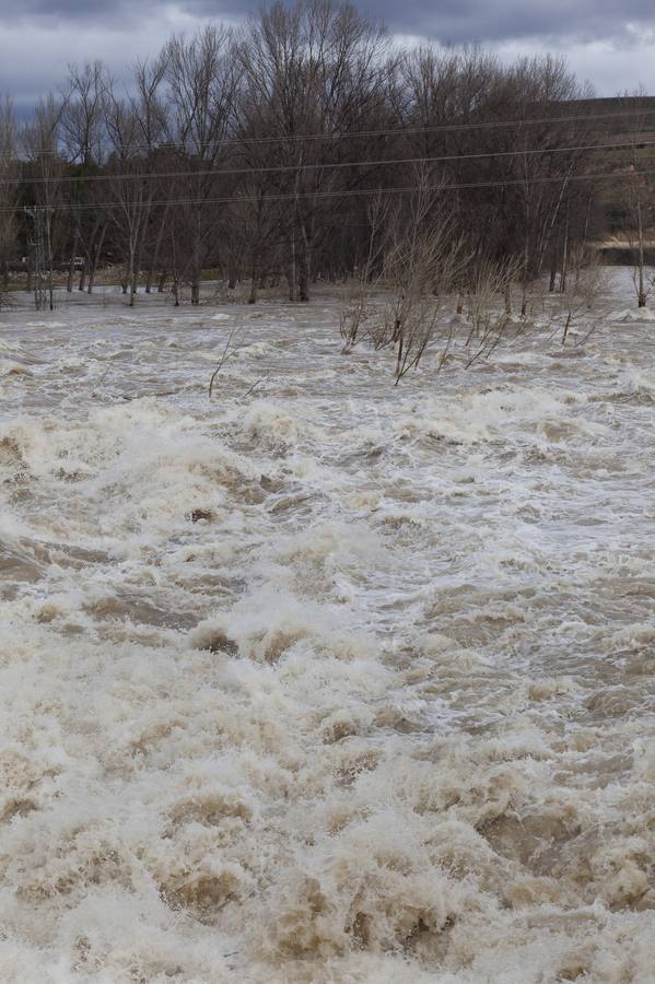 El Ebro amenaza Logroño