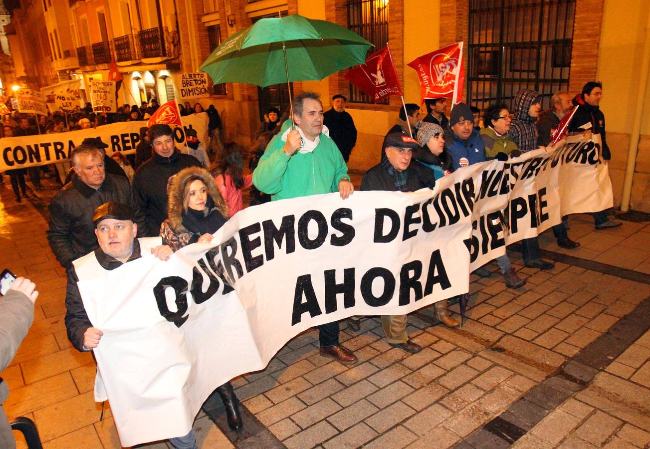 Marea Ciudadana por las calles de Logroño