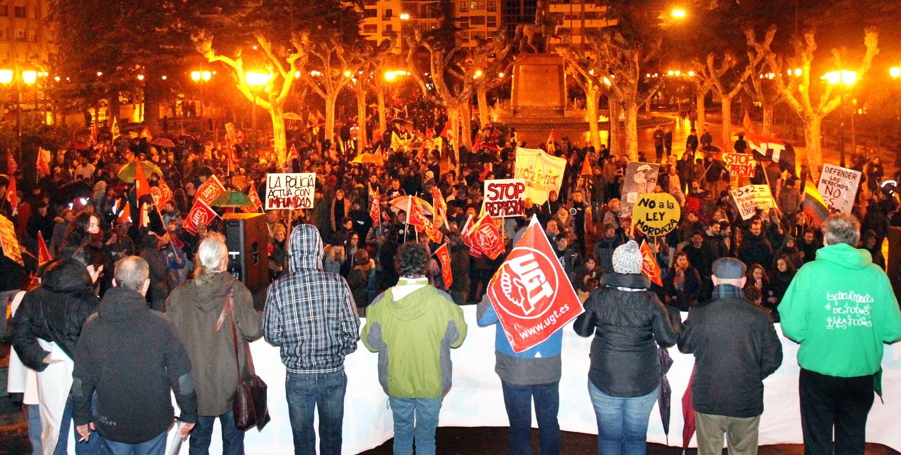 Marea Ciudadana por las calles de Logroño