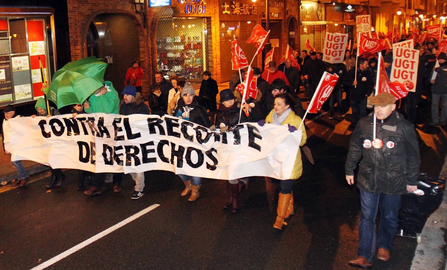 Marea Ciudadana por las calles de Logroño