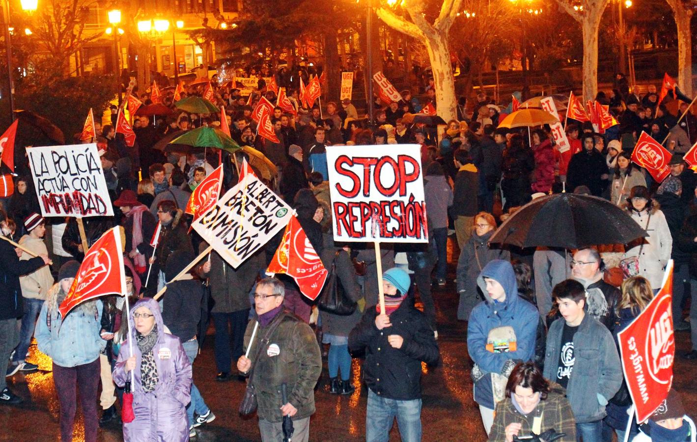 Marea Ciudadana por las calles de Logroño
