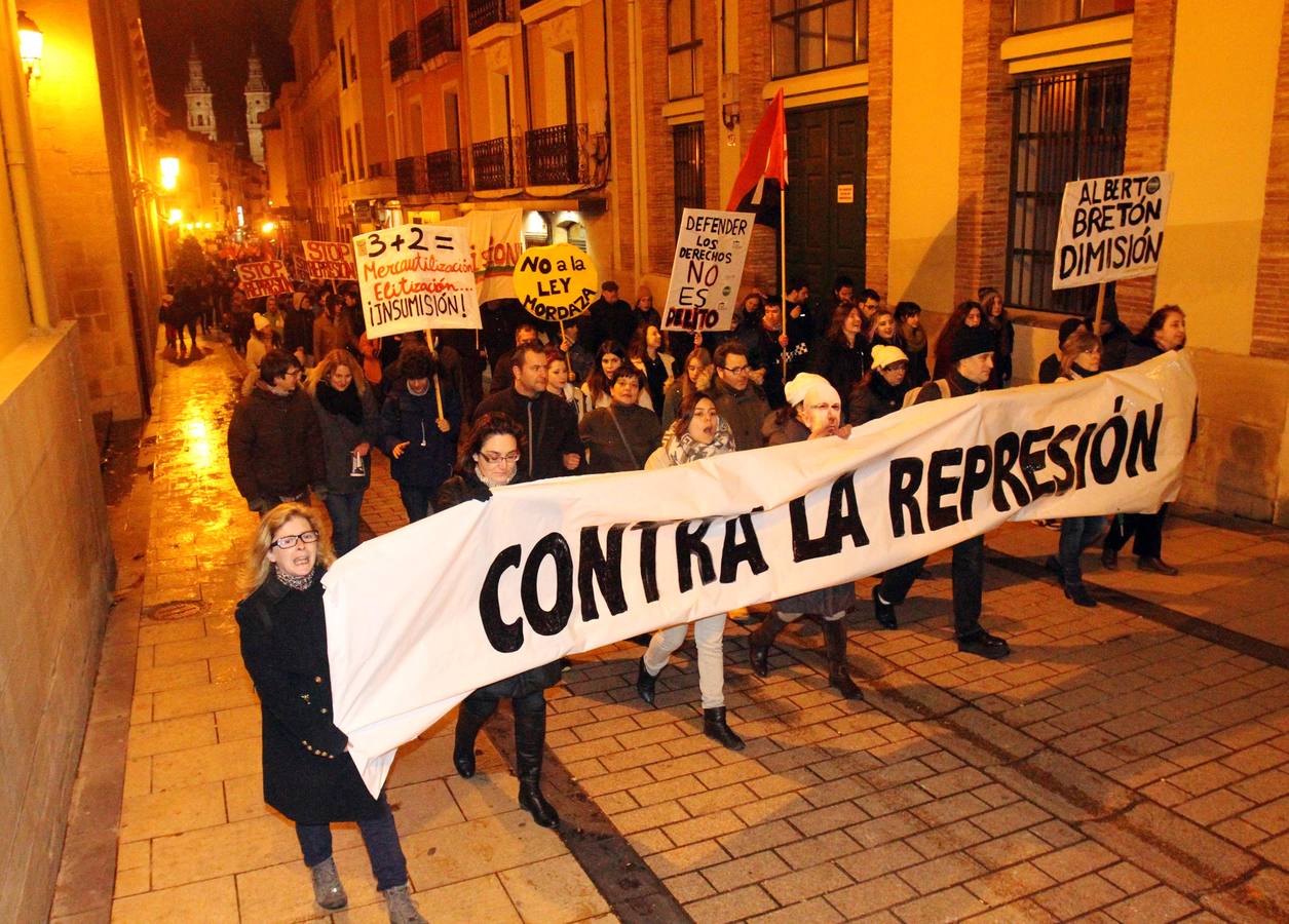 Marea Ciudadana por las calles de Logroño