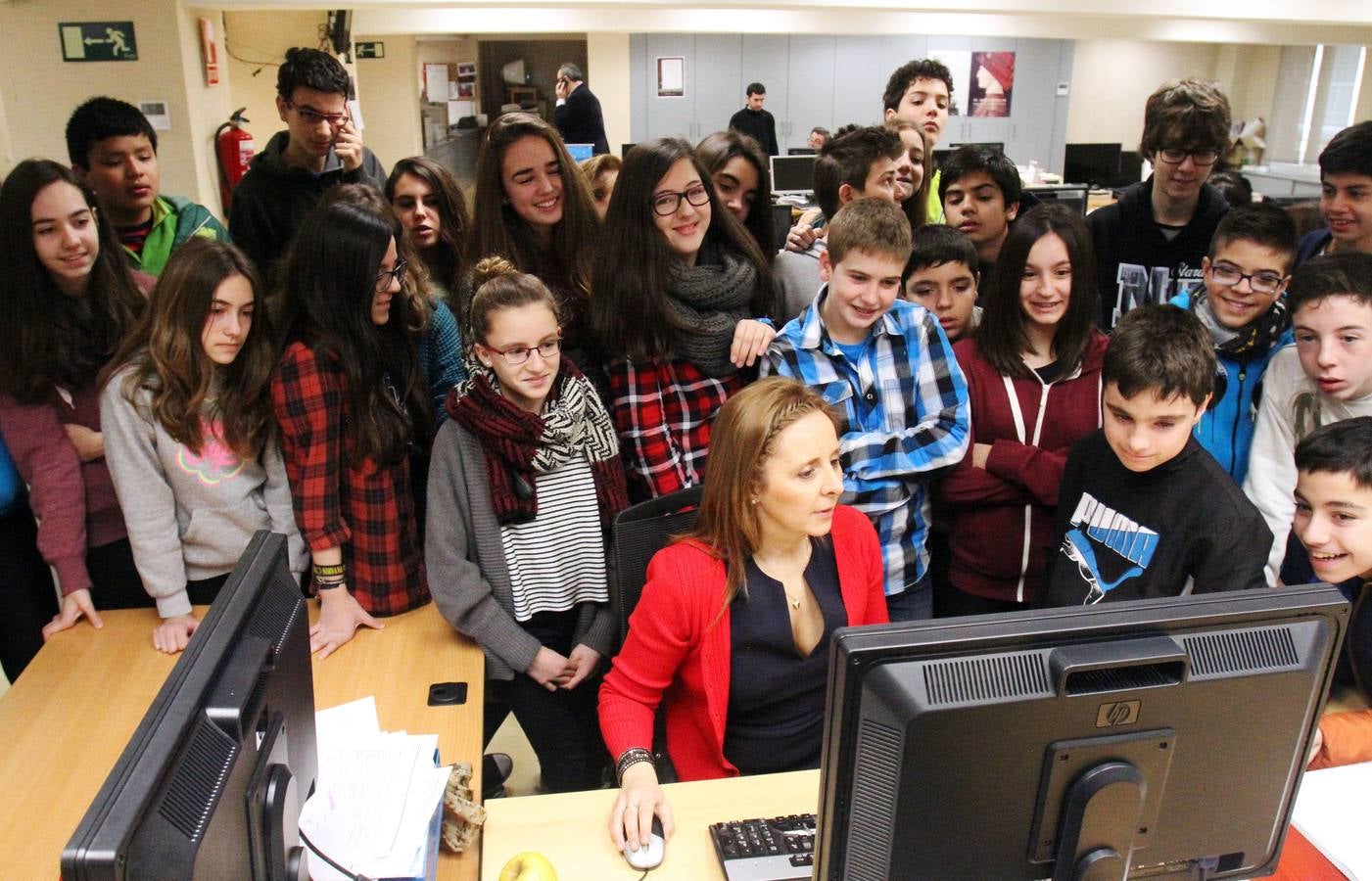 Visita de los alumnos del IES Escultor Daniel