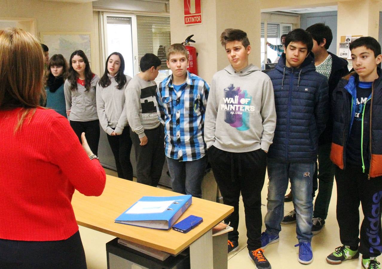 Visita de los alumnos del IES Escultor Daniel